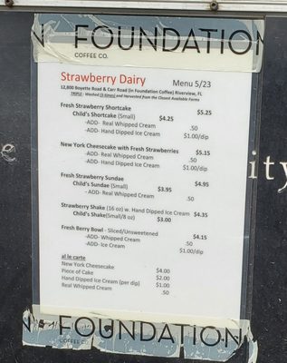 Menu photo 2 Foundation Coffee Co Riverview, FL Menu photo 2 Foundation Coffee Co Riverview, FL