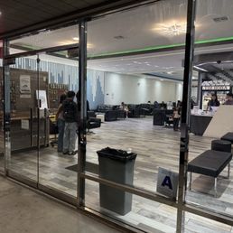 Huge location, nice comfy seating.