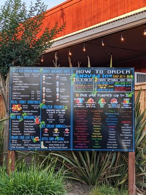 Menu photo 1 Pura Vida Modesto, CA