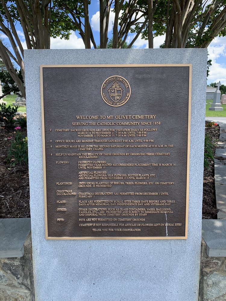 MOUNT OLIVET CEMETERY Updated August 2024 28 Photos 1300 Bladensburg Rd NE, Washington