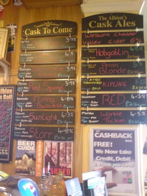 Menu photo 1 The Albion Warrington, WRT