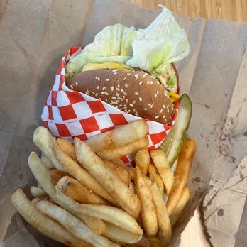 Burger Basket - #2 Double Cheeseburger with Fries - Burgers Near Me - Monrovia, California Burger Basket - #2 Double Cheeseburger with Fries - Burgers Near Me - Monrovia, California