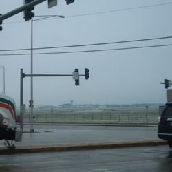 DuPage Airport Flight Center - Airport view, from Route 64 and Powis Road.