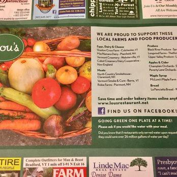 Lou's Restaurant & Bakery - American Near Me - Hanover, New Hampshire Lou's Restaurant & Bakery - American Near Me - Hanover, New Hampshire