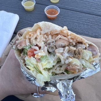 Tacos el Tule - Carne Tule Burrito - Food Trucks Near Me - Bellingham, Washington