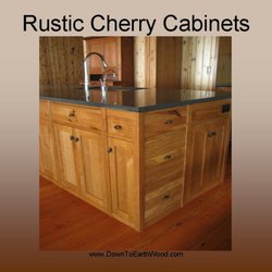 Down To Earth Wood - Rustic Cherry Cabinets by  DownToEarthWood.com