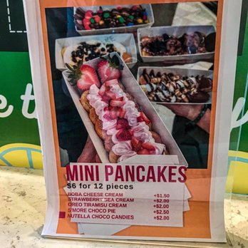 Aiyu Cha - Mini Pancake Menu - Bubble Tea Near Me - Westminster, California