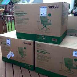 Lowe's Home Improvement - Some of the furniture delivered