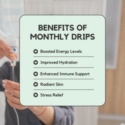 LI Hydration - Benefits of Monthly Drips