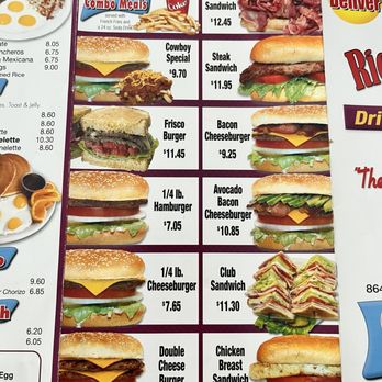Rick's Burgers - Menu August 2024 - Burgers Near Me - Rosemead, California