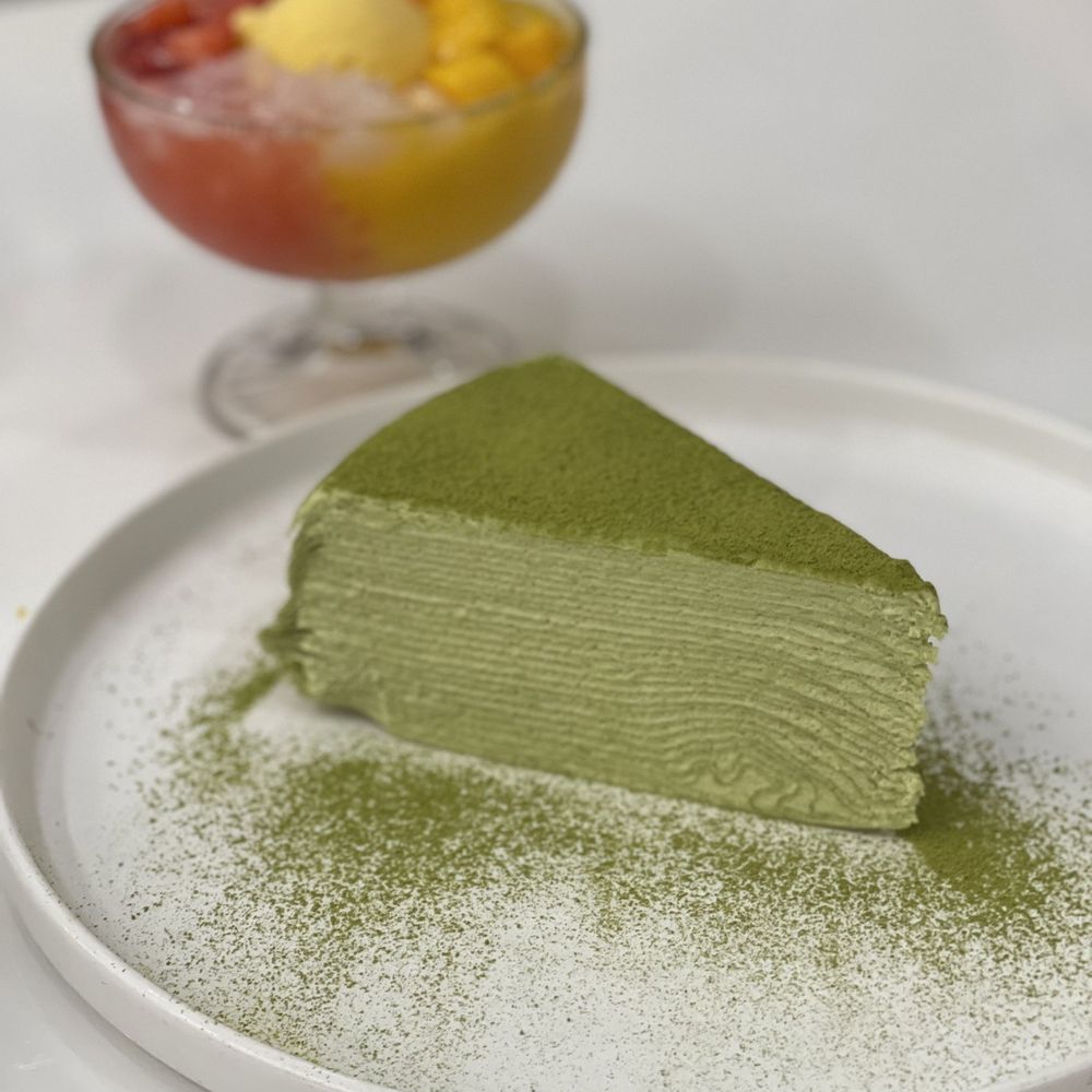 Mango Mango Dessert - matcha crepe cake and snow white juice - Desserts Near Me - Pittsburgh, Pennsylvania Mango Mango Dessert - matcha crepe cake and snow white juice - Desserts Near Me - Pittsburgh, Pennsylvania