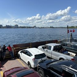 Wolfe Island Ferry - Cars aboard wolfe islander iii