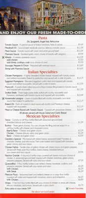 Menu photo 3 Vinnie's on 11 Chambersburg, PA