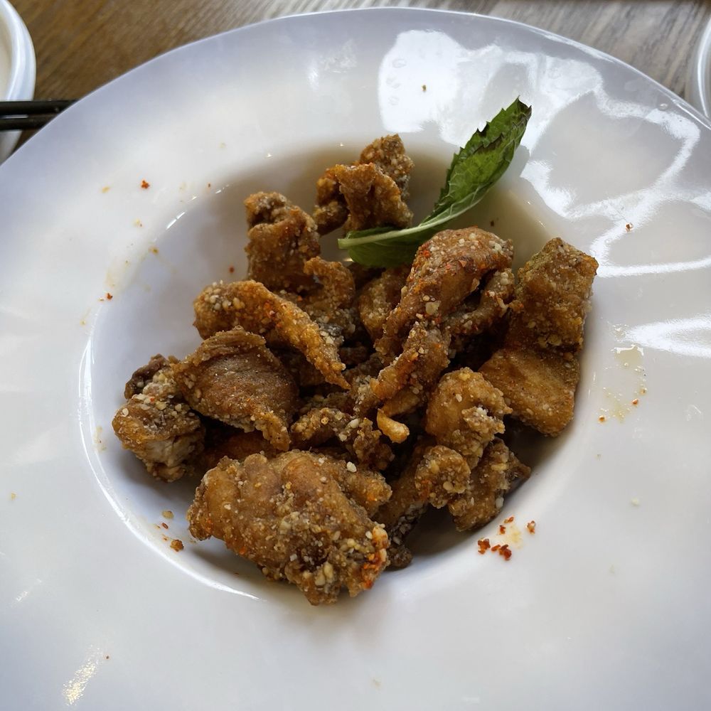 Dumpling Kitchen & Bar - Popcorn chicken (missing some bites by the kids) - Dim Sum Near Me - Burlingame, California