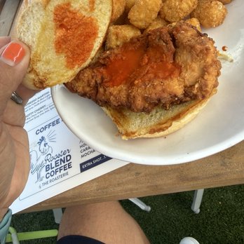 Chicken N Pickle - NKC hot chicken sandwich - American Near Me - Overland Park, Kansas Chicken N Pickle - NKC hot chicken sandwich - American Near Me - Overland Park, Kansas