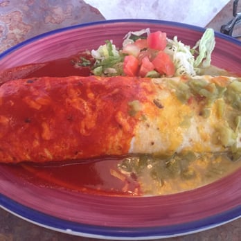 Duran's Station - The "Christmas" Carne Adovada Burrito - New Mexican Cuisine Near Me - Albuquerque, New Mexico