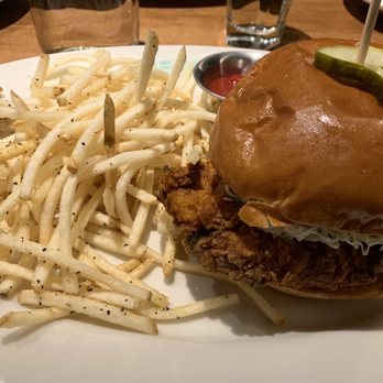 J. Alexander's Restaurant - Delicious chicken sandwich. Spicy and crispy. - New American Near Me - Houston, Texas J. Alexander's Restaurant - Delicious chicken sandwich. Spicy and crispy. - New American Near Me - Houston, Texas