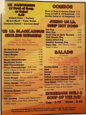 Menu photo 4 Sunrise Grill Tavares, FL