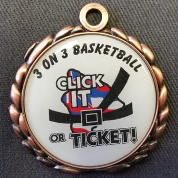 Trophy Case - Custom Medal - HI-PAL Click it or Ticket - Trophy Shops Near Me - Hilo, Hawaii