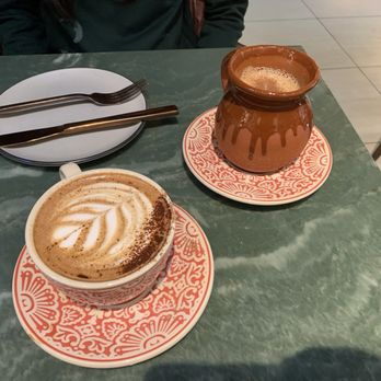 Aaktun Coffee & Bar - Café de olla and peppermint espresso hot chocolate - Coffee & Tea Near Me - Durham, North Carolina
