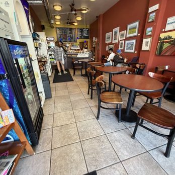 Three Bees Coffee House - Handful of tables and chairs inside- as well as an outdoor seating area. - Coffee & Tea Near Me - San Mateo, California