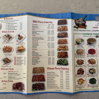 Be Wok & Hawaiian BBQ - Menu 1 of 2 - Hawaiian Near Me - Campbell, California Be Wok & Hawaiian BBQ - Menu 1 of 2 - Hawaiian Near Me - Campbell, California
