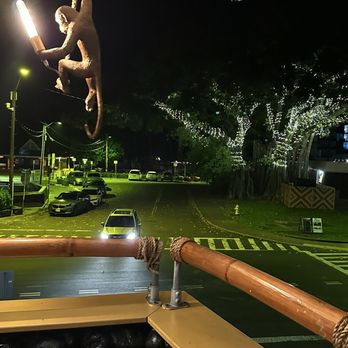 Cheeky Tiki - Overlooking the area from our table - Tiki Bars Near Me - Kailua Kona, Hawaii