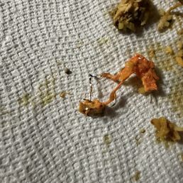 Never ever order here again! My kid almost choked because they left cleaning STEEL scrub in!!