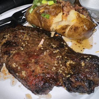 1886 Humble Backyard - Wednesday night special: Steak and fully loaded bake potato - Lounges Near Me - Humble, Texas 1886 Humble Backyard - Wednesday night special: Steak and fully loaded bake potato - Lounges Near Me - Humble, Texas