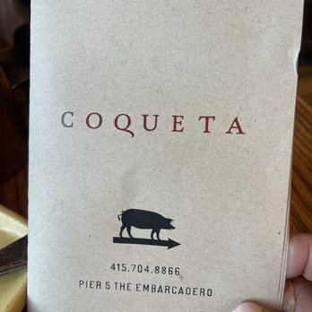 Coqueta - Menu - Spanish Near Me - San Francisco, California Coqueta - Menu - Spanish Near Me - San Francisco, California