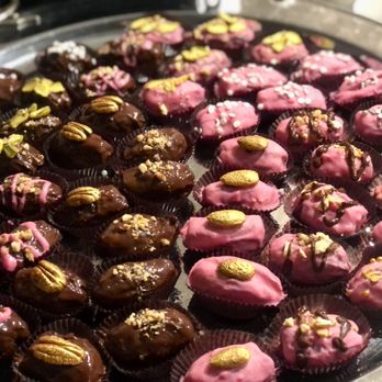 Chubby Date - a tray full of chocolates - Desserts Near Me Chubby Date - a tray full of chocolates - Desserts Near Me