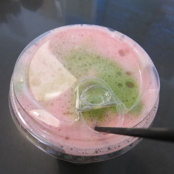 Contra Coffee & Tea - strawberry matcha latte - Coffee & Tea Near Me - Orange, California