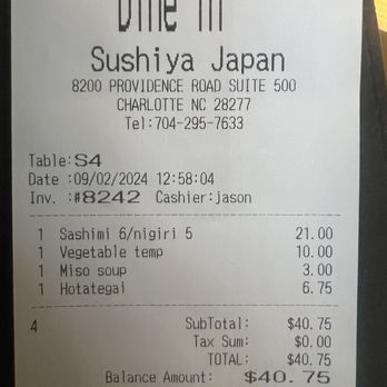 Sushi Ya - Bill - Japanese Near Me - Eugene, Oregon