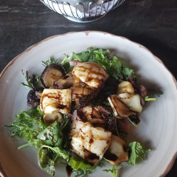 Flame + Smith - warm mushroom salad - Canadian (New) Near Me - Prince Edward, Ontario