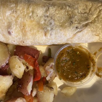 Corner Grille - Breakfast burrito w bacon - Korean Near Me - Van Nuys, California
