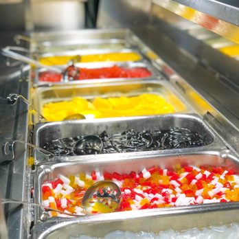 Boba Up - Topping choices @shelbyfoodadventure - Bubble Tea Near Me - Seattle, Washington