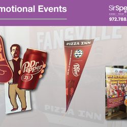 Sir Speedy Print, Signs, Marketing - From standees to window graphics and custom event signage, we help brands bring their promotional events to life.