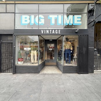 Big Time Vintage - Storefront - Used, Vintage & Consignment Near Me - San Francisco, California Big Time Vintage - Storefront - Used, Vintage & Consignment Near Me - San Francisco, California