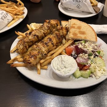 Petra Greek - Chicken Souvlaki on a Stick - Greek Near Me - Sacramento, California