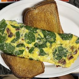 Spinach Omelette