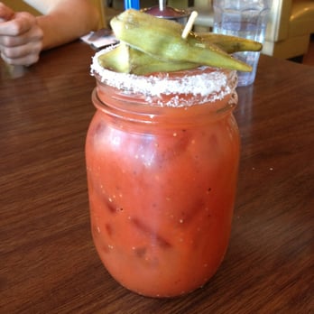 Junior's Cafe - Bloody Mary with spicy vodka. - Cafes Near Me - Portland, Oregon Junior's Cafe - Bloody Mary with spicy vodka. - Cafes Near Me - Portland, Oregon