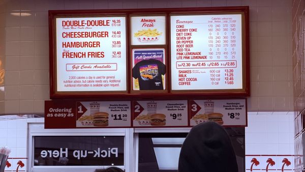 Menu photo 1 In-N-Out Burger Arroyo Grande, CA