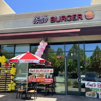 Fred's Burger - We have a Bogo especial until tomorrow Sunday for Mother's Day - Burgers Near Me - Fairfield, California