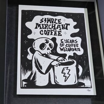 Simple Merchant Coffee - Fun art - Coffee & Tea Near Me - Newport, Rhode Island