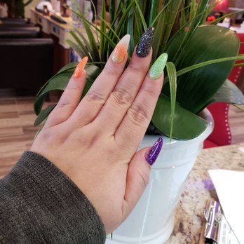 VIP Nails & Spa - Done by Lan. Great service. I came in with a picky request & Lan was VERY helpful, very nice & very patient. Halloween Nails 2019 :) - Nail Salons Near Me - Lodi, California VIP Nails & Spa - Done by Lan. Great service. I came in with a picky request & Lan was VERY helpful, very nice & very patient. Halloween Nails 2019 :) - Nail Salons Near Me - Lodi, California