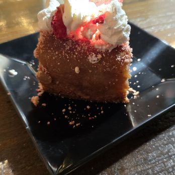 Tarantino's Vegan - $10 seasonal gluten-free strawberry shortcake cheesecake. August 2025 - Vegan Near Me - Las Vegas, Nevada Tarantino's Vegan - $10 seasonal gluten-free strawberry shortcake cheesecake. August 2025 - Vegan Near Me - Las Vegas, Nevada
