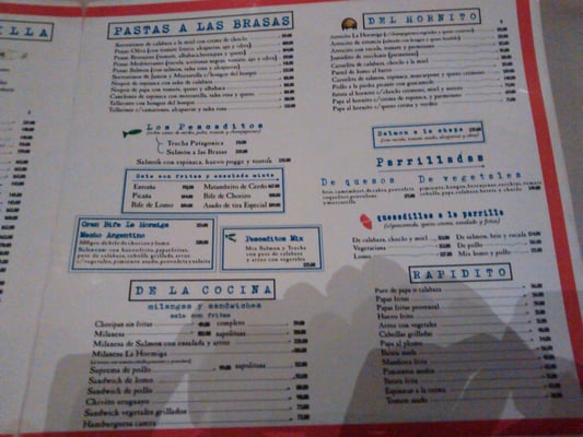 Menu photo 4 La Hormiga Buenos Aires, C Menu photo 4 La Hormiga Buenos Aires, C
