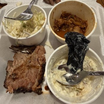 Foggy Bottom BBQ - Black glove in my potato salad - Barbeque Near Me - Lawrenceville, Georgia Foggy Bottom BBQ - Black glove in my potato salad - Barbeque Near Me - Lawrenceville, Georgia