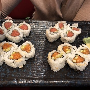 Kimono Sushi - Spicy Tuna and Salmon Rolls - Sushi Bars Near Me - Tracy, California Kimono Sushi - Spicy Tuna and Salmon Rolls - Sushi Bars Near Me - Tracy, California