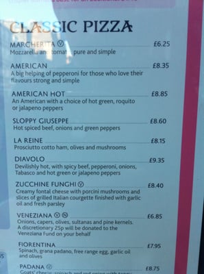 Menu photo 2 Pizza Express Edinburgh, EDH Menu photo 2 Pizza Express Edinburgh, EDH